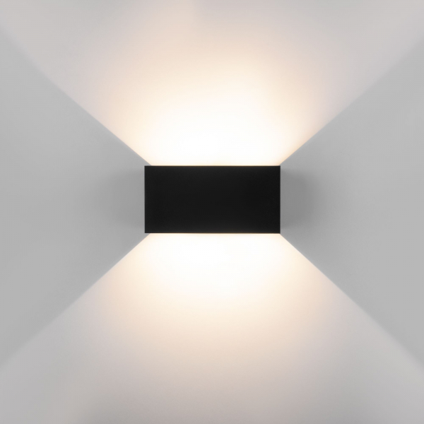 Уличный настенный светодиодный светильник WINNER DOUBLE LED IP54 35137/W черный, изображение 5