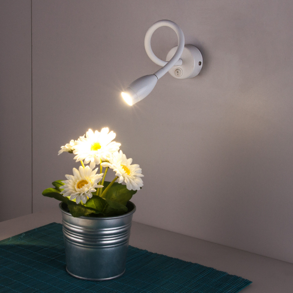 Светильник настенный светодиодный BAND LED белый MRL LED 1116, изображение 2