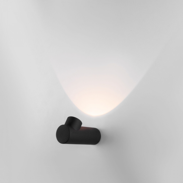 Уличный настенный светодиодный светильник Ray LED IP54 35134/W черный, изображение 2