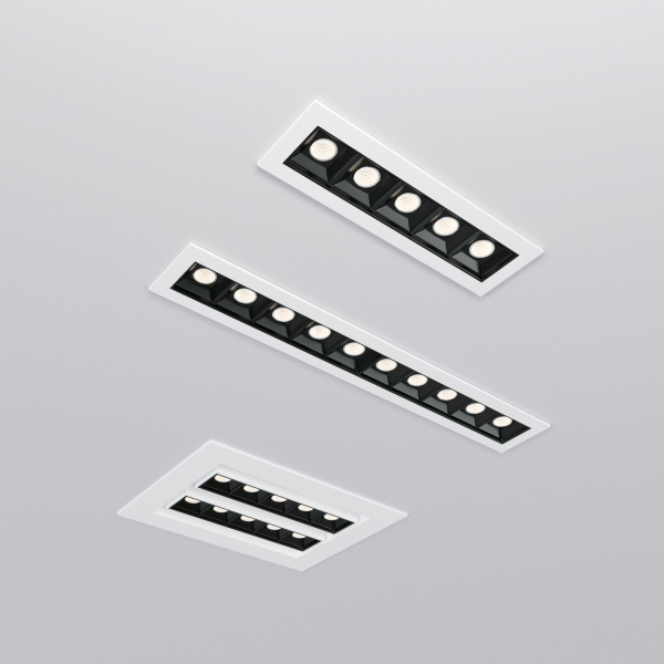 Встраиваемый точечный светодиодный светильник 9923 LED 20W 4200K белый/черный, изображение 4
