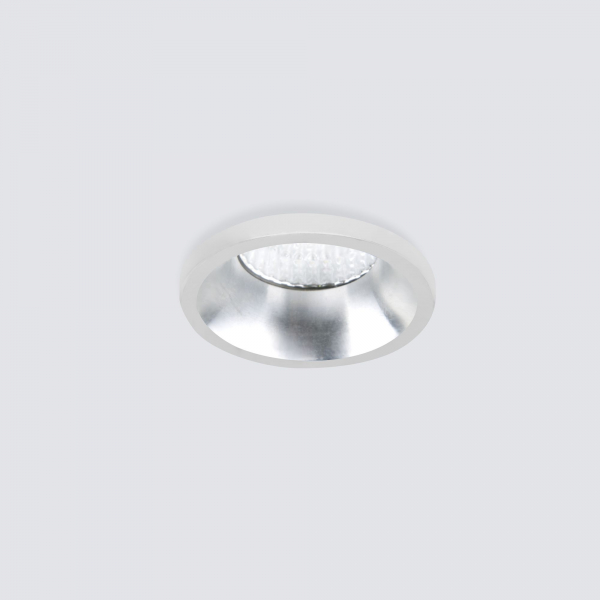 Встраиваемый точечный светодиодный светильник 15269/LED 3W 4200K белый/сатин никель, изображение 2