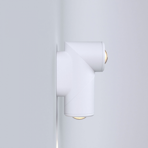 Уличный настенный светодиодный светильник GIRA D LED IP54 35127/D белый, изображение 4