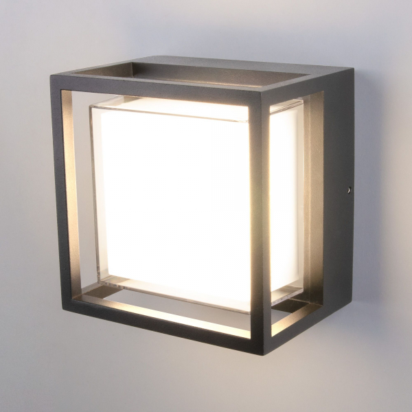 Уличный настенный светодиодный светильник Серый 1533 TECHNO LED, изображение 5