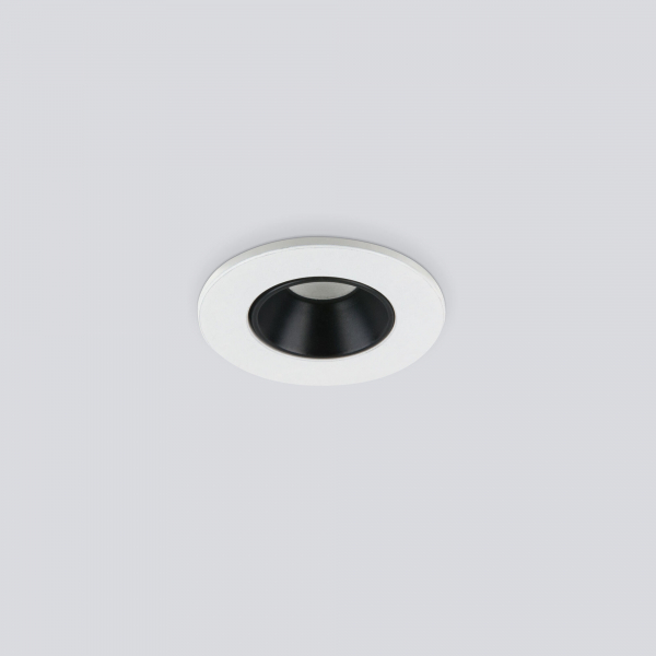 Встраиваемый точечный светодиодный светильник 25025/LED 3W 4200K WH/BK белый/черный, изображение 2