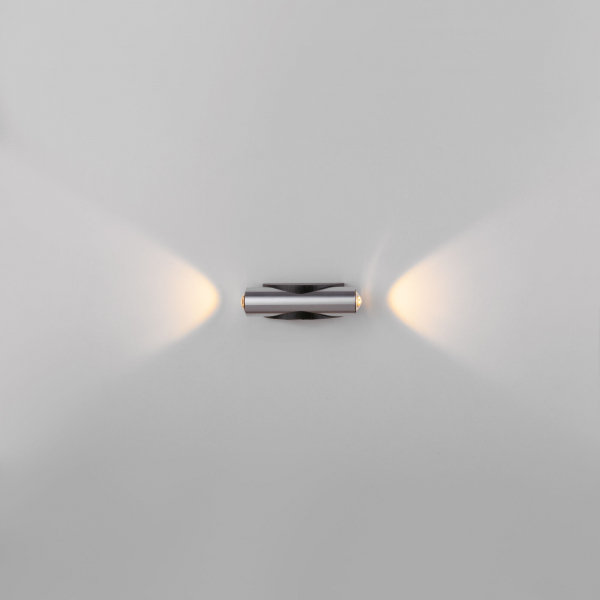 Настенный светодиодный светильник Steel LED 40109/LED чёрный/сталь, изображение 5