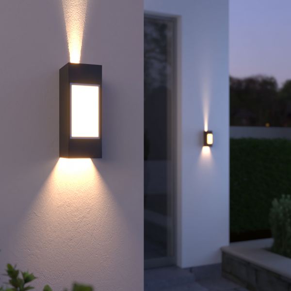Уличный настенный светодиодный светильник 1638 TECHNO LED IP54 1638 TECHNO LED серый, изображение 2
