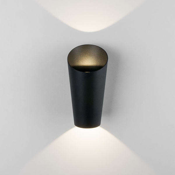 Уличный настенный светодиодный светильник Tronc IP54 1539 TECHNO LED черный, изображение 2