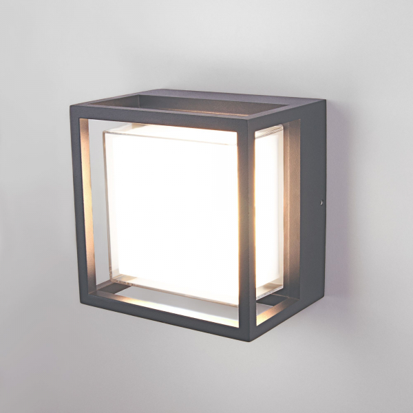 Уличный настенный светодиодный светильник Серый 1533 TECHNO LED, изображение 2