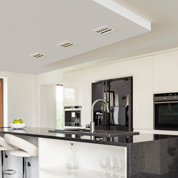 Встраиваемый точечный светодиодный светильник 9923 LED 20W 4200K белый/черный, изображение 2