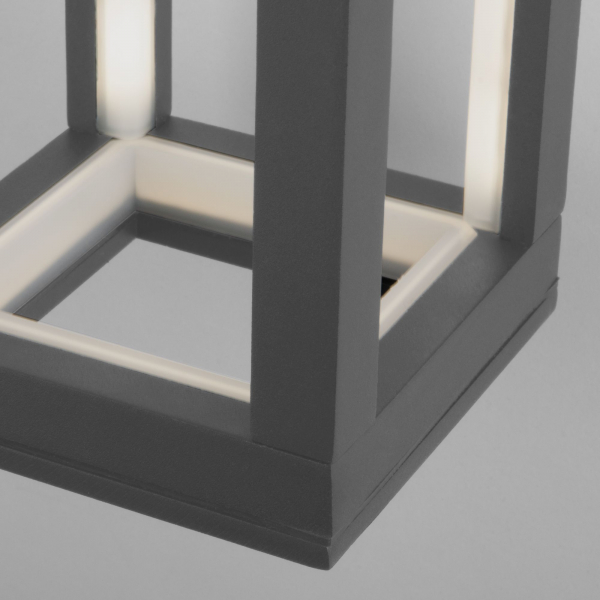 Уличный настенный светодиодный светильник Frame LED IP54 1527 TECHNO LED серый, изображение 4