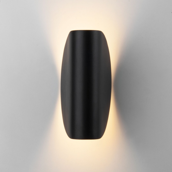 Уличный настенный светодиодный светильник Taco IP54 1632 TECHNO LED чёрный, изображение 3