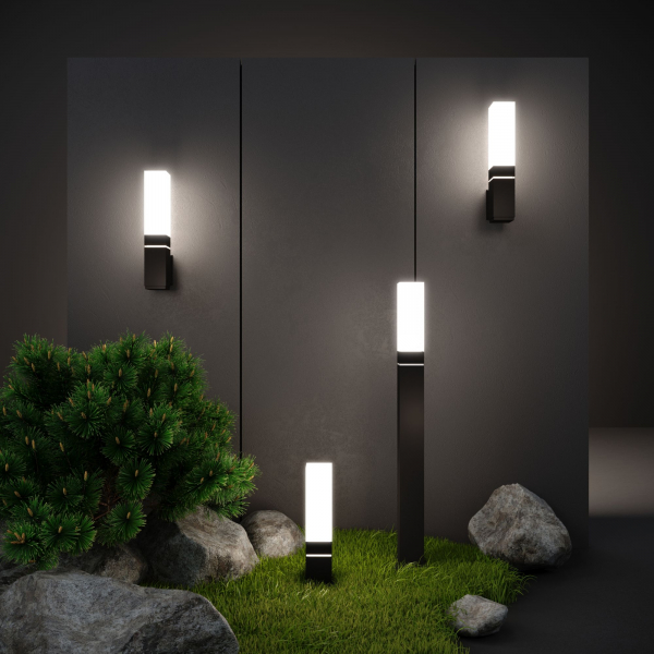 Ландшафтный светодиодный светильник Серый IP54 1537 TECHNO LED, изображение 6