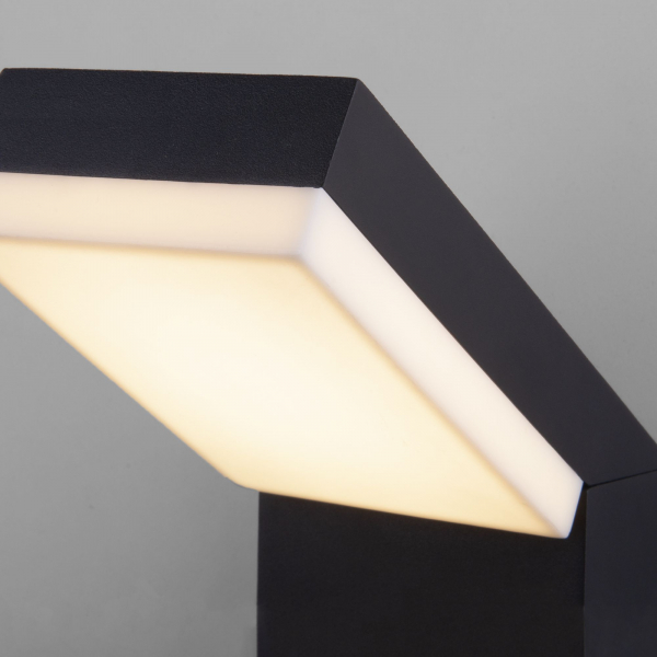 Уличный настенный светодиодный светильник Sensor IP54 (с датчиком движения) 1541 TECHNO LED черный, изображение 4