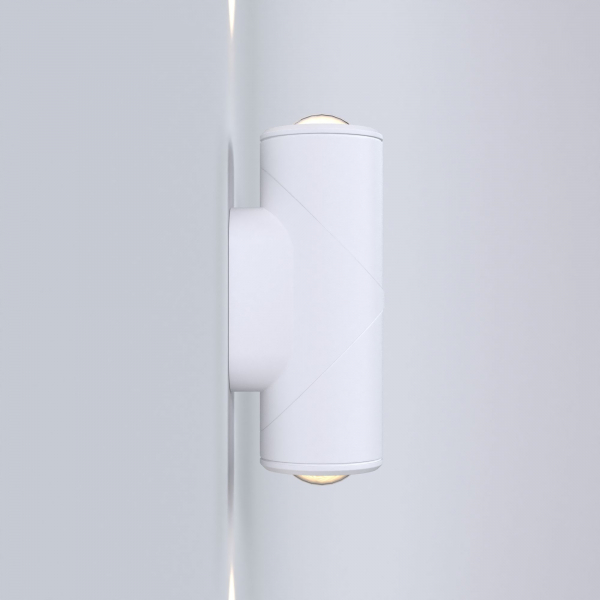 Уличный настенный светодиодный светильник GIRA D LED IP54 35127/D белый, изображение 2