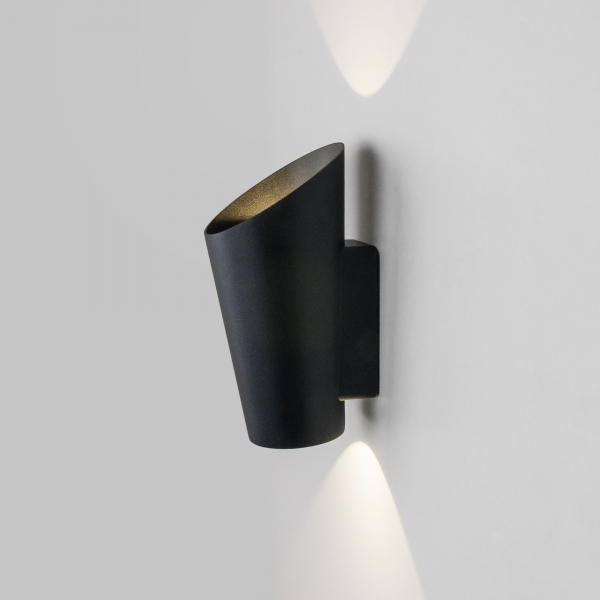 Уличный настенный светодиодный светильник Tronc IP54 1539 TECHNO LED черный, изображение 3
