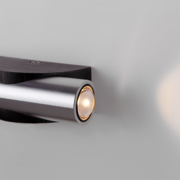 Настенный светодиодный светильник Steel LED 40109/LED чёрный/сталь, изображение 4