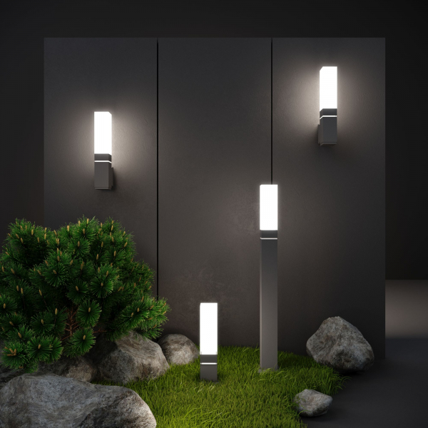 Уличный ландшафтный светодиодный светильник Серый IP54 1536 TECHNO LED, изображение 2