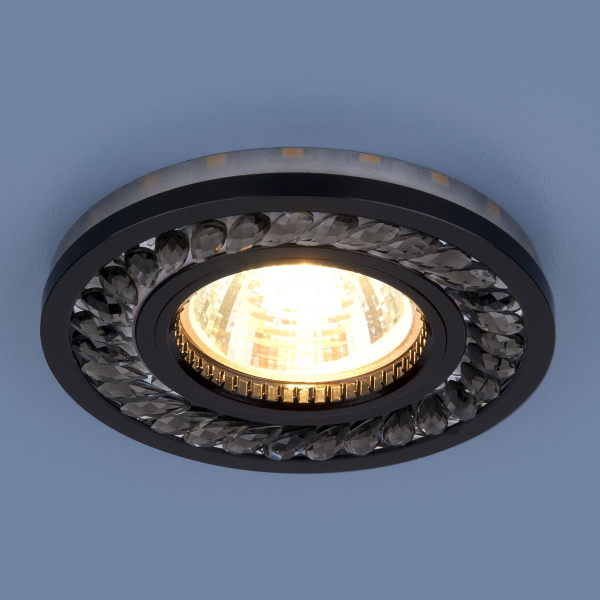 Точечный светодиодный светильник 8355 MR16 GC/BK тонированный/черный, изображение 2