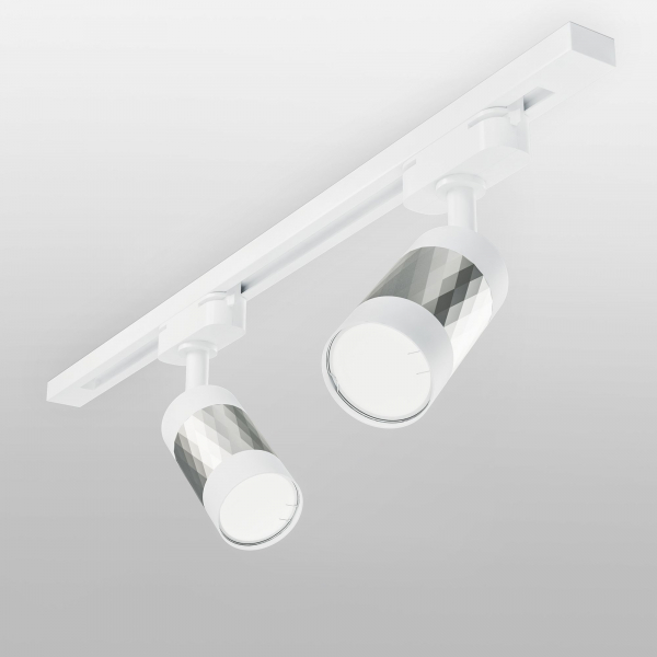 Basic System Трековый светильник GU10 Mizar (Белый/серебро) MRL 1007, изображение 3