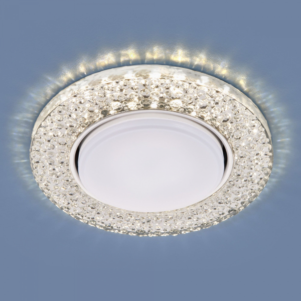 Встраиваемый точечный светильник с LED подсветкой 3029 GX53 CL прозрачный, изображение 3