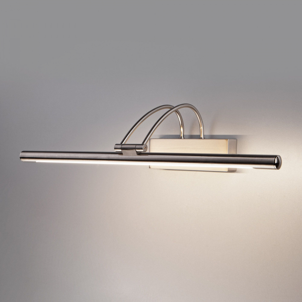 Настенный светодиодный светильник Simple LED MRL LED 10W 1011 IP20  никель, изображение 2