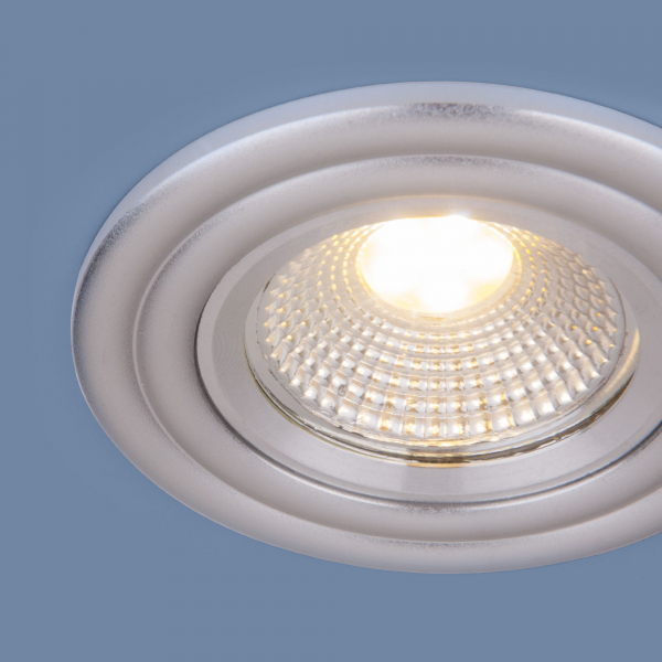 Встраиваемый точечный LED светильник серебро 9902 LED 3W COB SL серебро, изображение 3