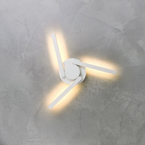 Lever белый уличный светодиодный светильник с поворотным механизмом 1665 TECHNO LED, изображение 3