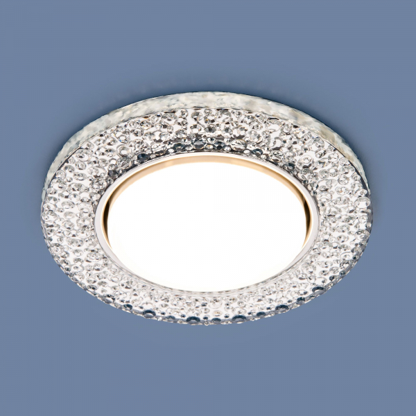 Встраиваемый точечный светильник с LED подсветкой 3029 GX53 CL прозрачный, изображение 4