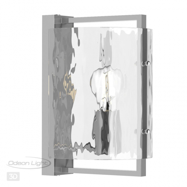 4888/1W MODERN ODL_EX22 93 хром/прозрачный/стекло Бра E27 1*60W ELEGANTE, изображение 7