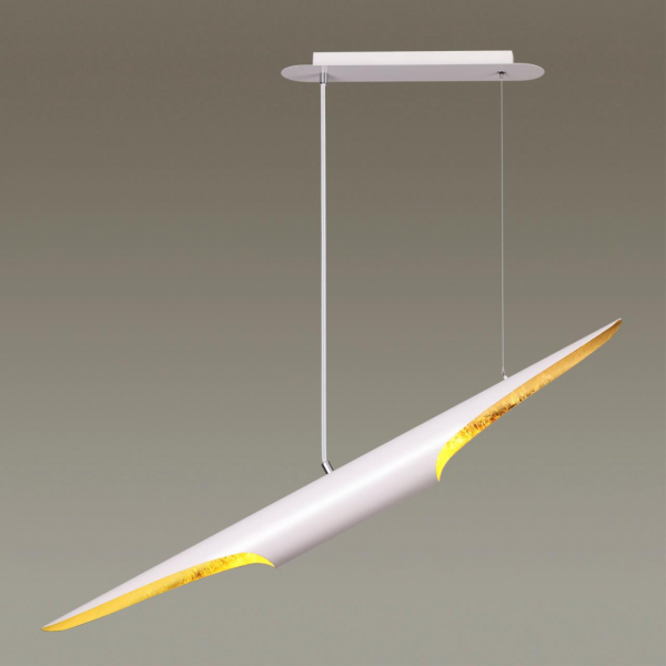 3816/50WG HIGHTECH ODL20 191 бел/золот/мет Подвесной свет-к GU10 LED 2*12W 220V WHITNEY, изображение 3