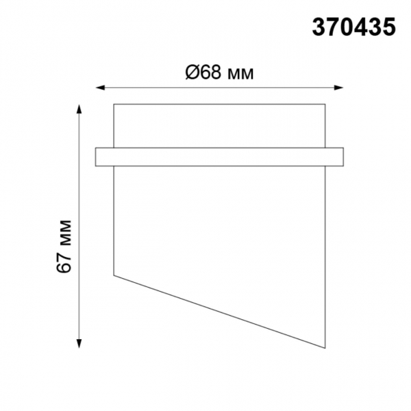 370435 SPOT NT19 323 черный Встраиваемый светильник IP20 GU10 50W 220V BUTT, изображение 5