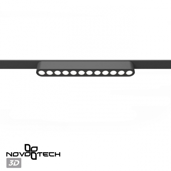 359242 SHINO NT23 047 черный Трековый светильник для низковольтного шинопровода IP20 LED 12W 48V 1140Лм 3000К SMAL, изображение 6