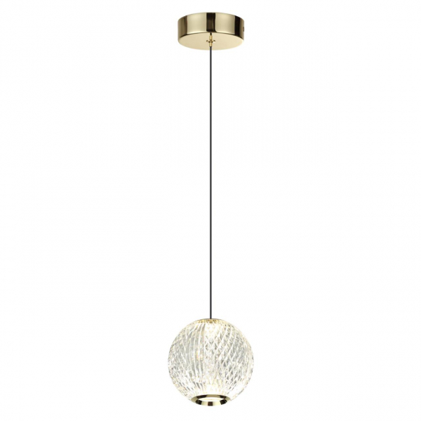 5008/5LA L-VISION ODL24 459 золотой/металл/акрил Подвес LED 5W 4000K 390лм CRYSTAL