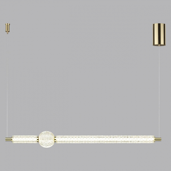 5008/28L L-VISION ODL24 467 золотой/металл/акрил Подвес LED 28W 4000K 2340лм CRYSTAL, изображение 3
