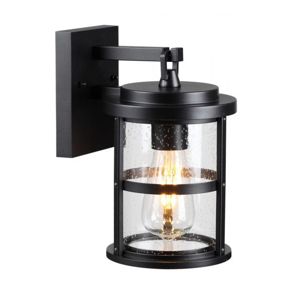 4964/1W NATURE ODL22 641 черный/стекло Ландшафтный настен.светильник E27 1*60W IP44 MAGUS, изображение 2