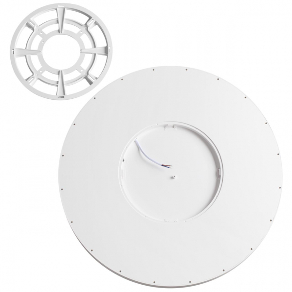 7659/40L MITRA LED SN 52 Светильник пластик/белый LED 40Вт 3000/4000K D495 IP40 ALFA WHITE, изображение 9