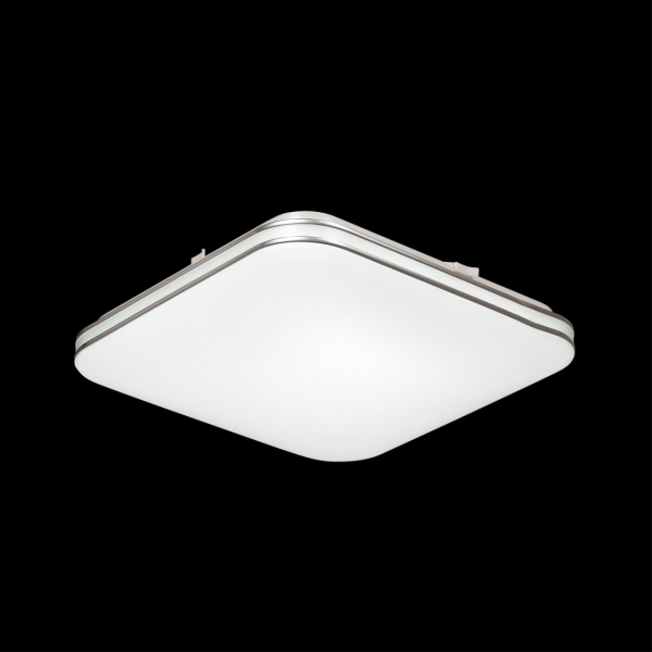 3020/CL TAN SN 164 Светильник пластик/белый/хром LED 30Вт 4000K 335х335 IP43 LONA, изображение 2