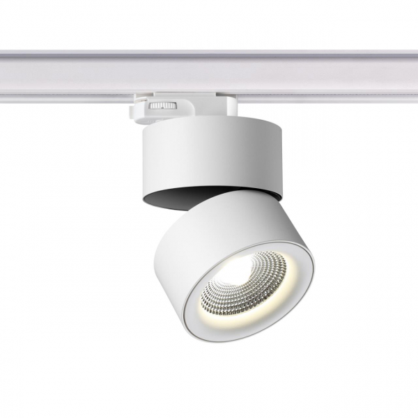 358788 PORT NT21 149 белый Трехфазный трековый светодиодный светильник IP20 LED 25W 4000K 2200Лм 100-265V GRODA, изображение 2