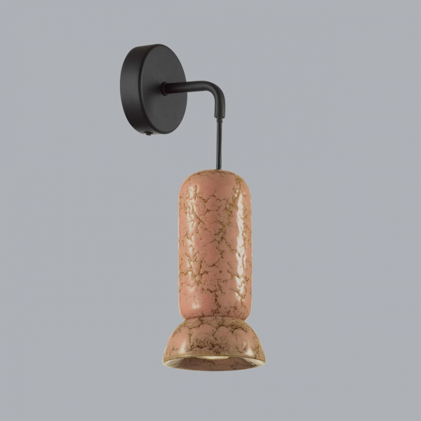 5054/1WC PENDANT ODL24 315 черный/розовый/коричн./металл/керамика Бра GU10 LED 4W KERAMA, изображение 3