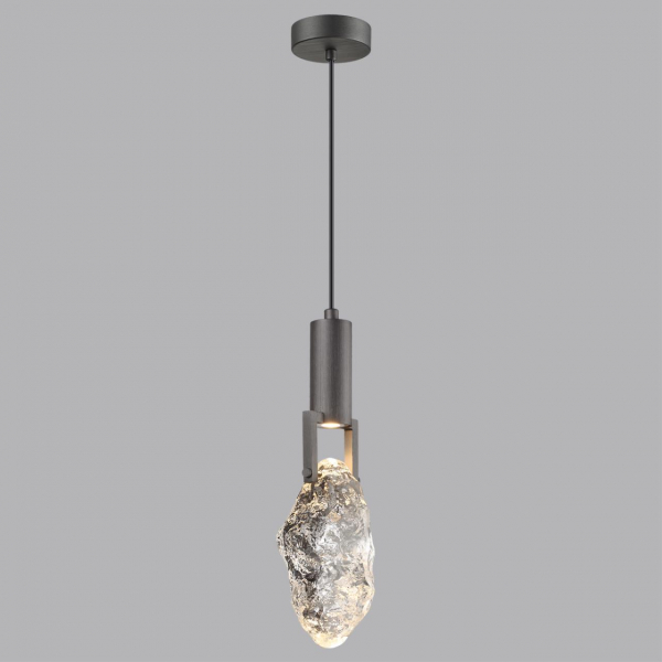 6695/5L MIDCENT ODL24 Подвесной светильник брашир. черный/металл/стекло IP20 LED 5W 200Лм 3000K LIA, изображение 3