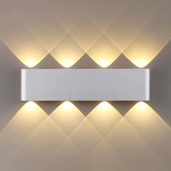 4217/8WL HIGHTECH ODL21 233 серебр/металл Настен.светильник IP20 LED 8W 915Лм 3000K MAGNUM, изображение 2