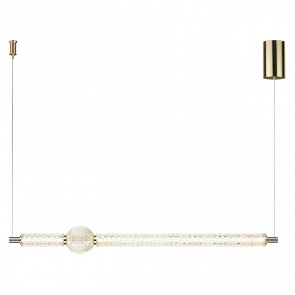 5008/28L L-VISION ODL24 467 золотой/металл/акрил Подвес LED 28W 4000K 2340лм CRYSTAL, изображение 2