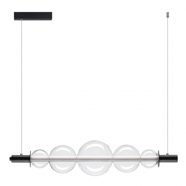 5671/10L LEDIO LN23 031 чёрный Светильник подвесной LED 10W жел, синий, фиол свет 650Лм 220V MIAMI
