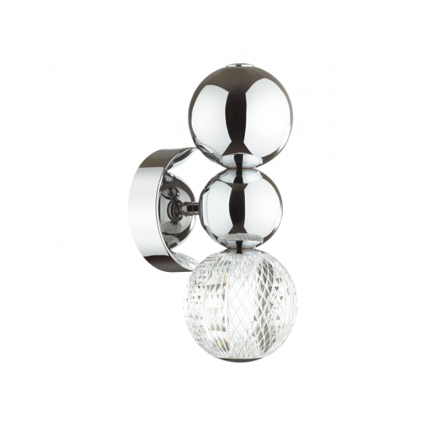 Бра 5007/4WL CRYSTAL хром  LED 4W 4000K