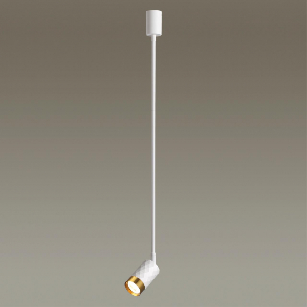 4350/1C HIGHTECH ODL23 281 белый/металл Потолочный св-к IP20 LED GU10 10W AD ASTRUM, изображение 3