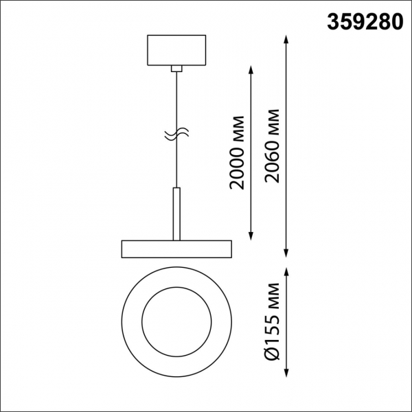 359280 OVER NT23 193 белый Светильник накладной светодиодный IP20 LED 18W 85-265V 1350Лм 3000К MIRROR, изображение 4