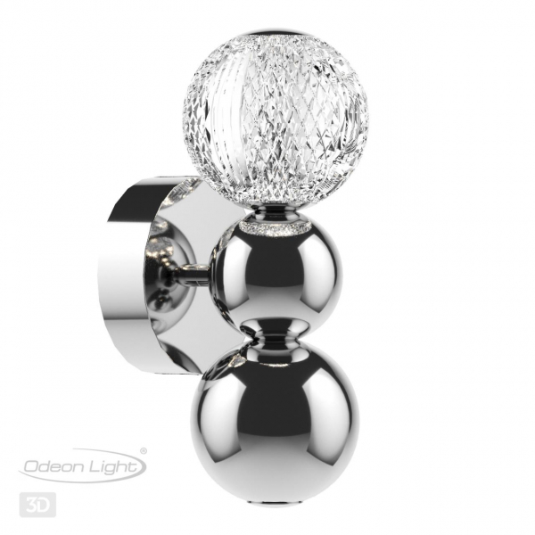 Бра 5007/4WL CRYSTAL хром  LED 4W 4000K, изображение 5