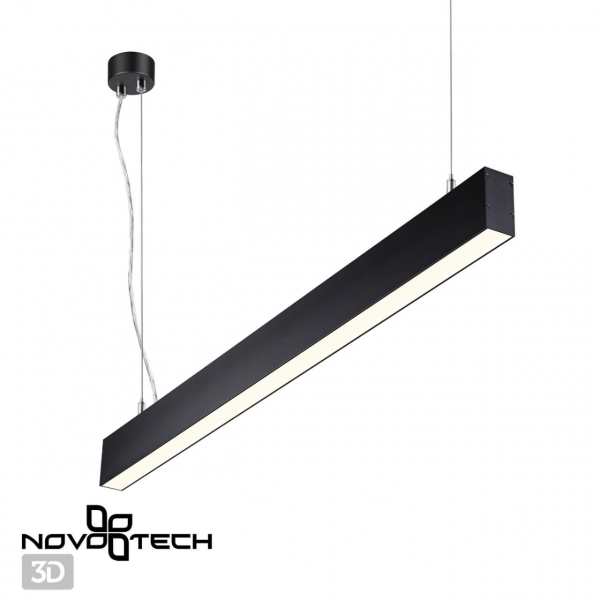 Подвес 358880 ITER LED 4000K 30W вниз+12W вверх/чер, изображение 6