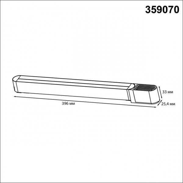 359070 DRIVE NT23 046 черный Драйвер для накладного шинопровода (арт.135193-135196) IP20 200W 48V SMAL, изображение 5