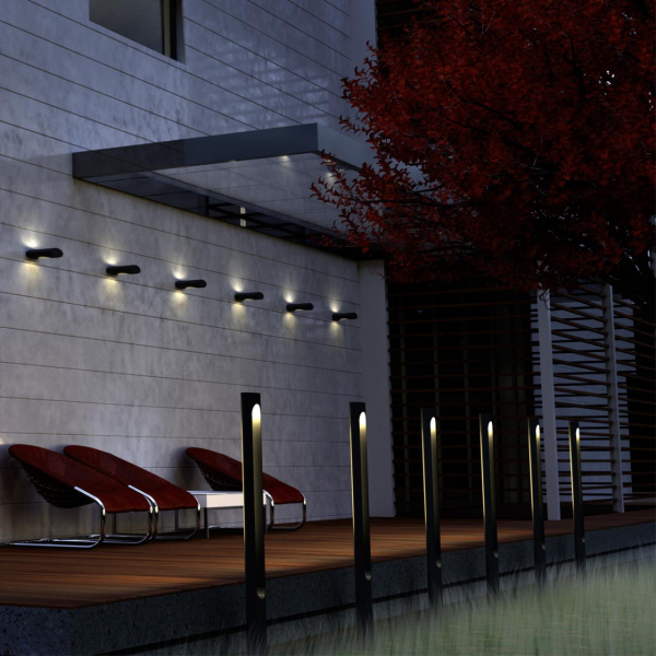 358585 STREET NT21 315 белый Светильник ландшафтный светодиодный IP65 LED 4000K 18W 220-240V KAIMAS, изображение 2